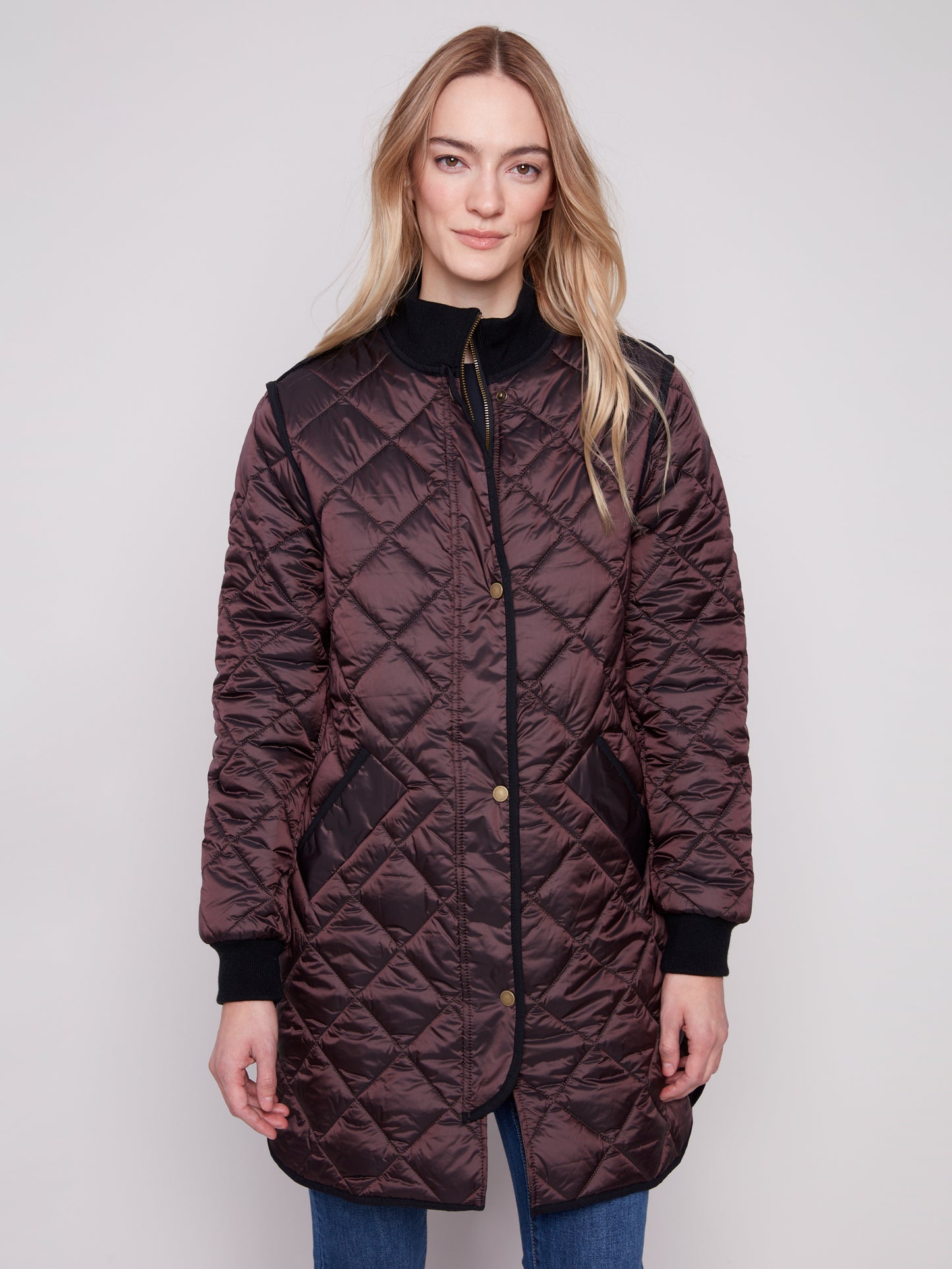 Long Quilted Puffer Jacket