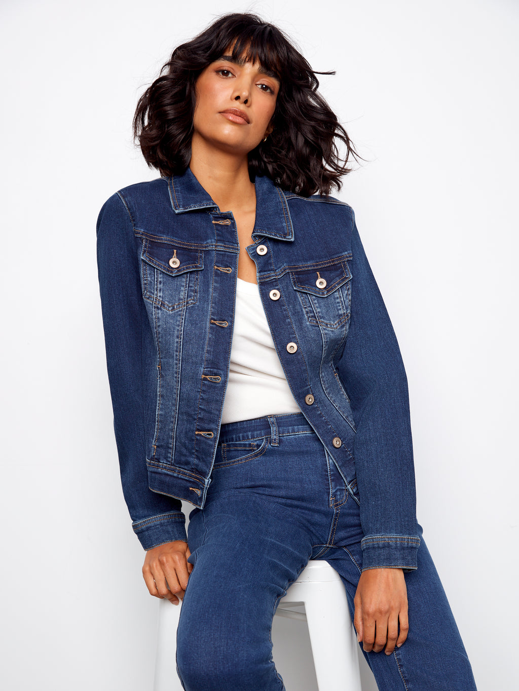 Stretch Denim Jacket