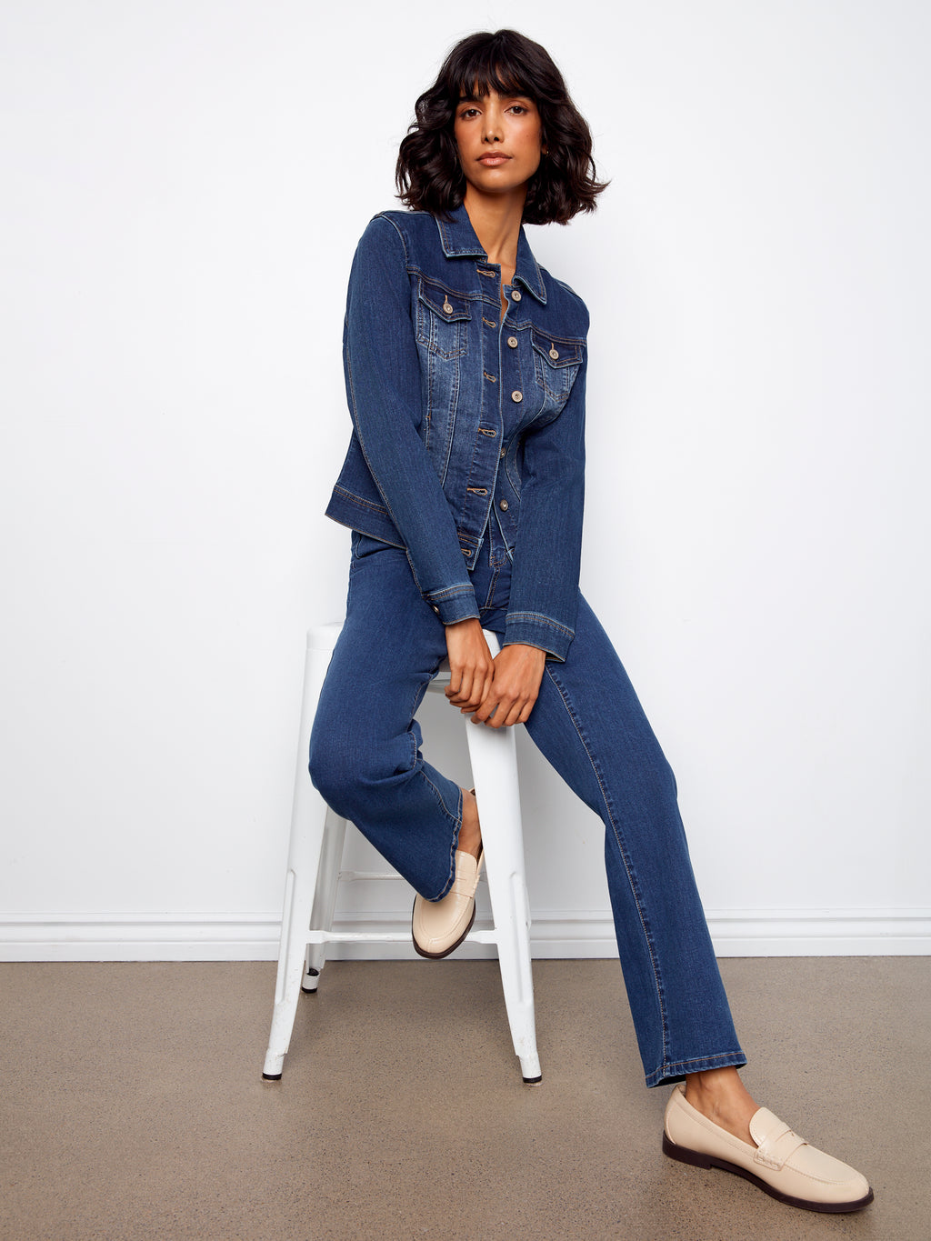 Stretch Denim Jacket