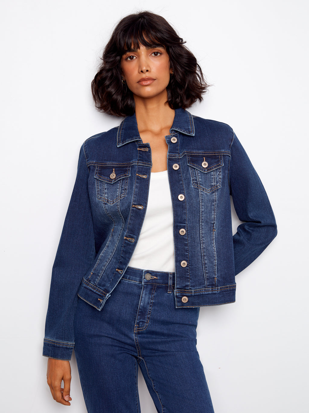 Stretch Denim Jacket