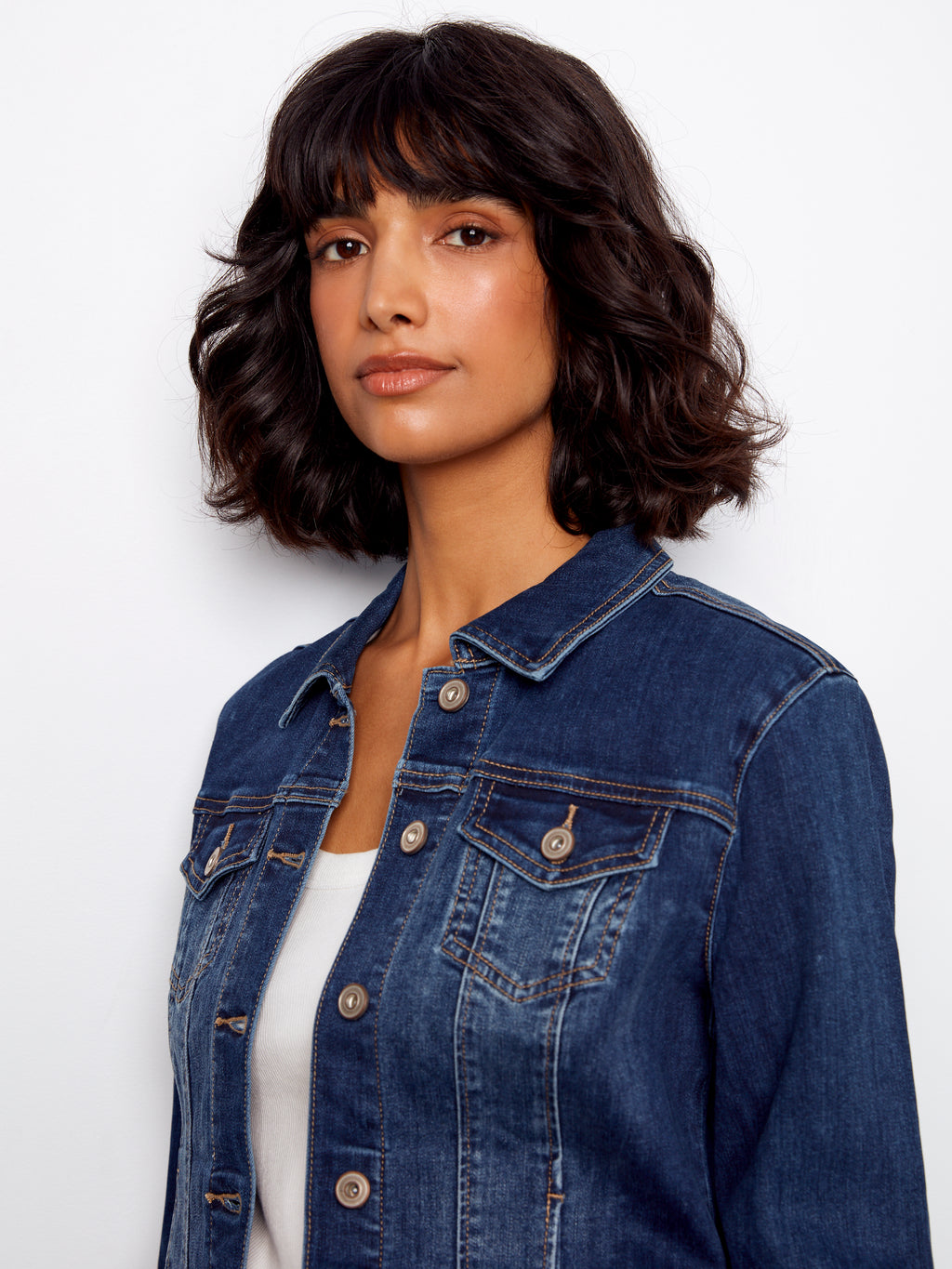 Stretch Denim Jacket