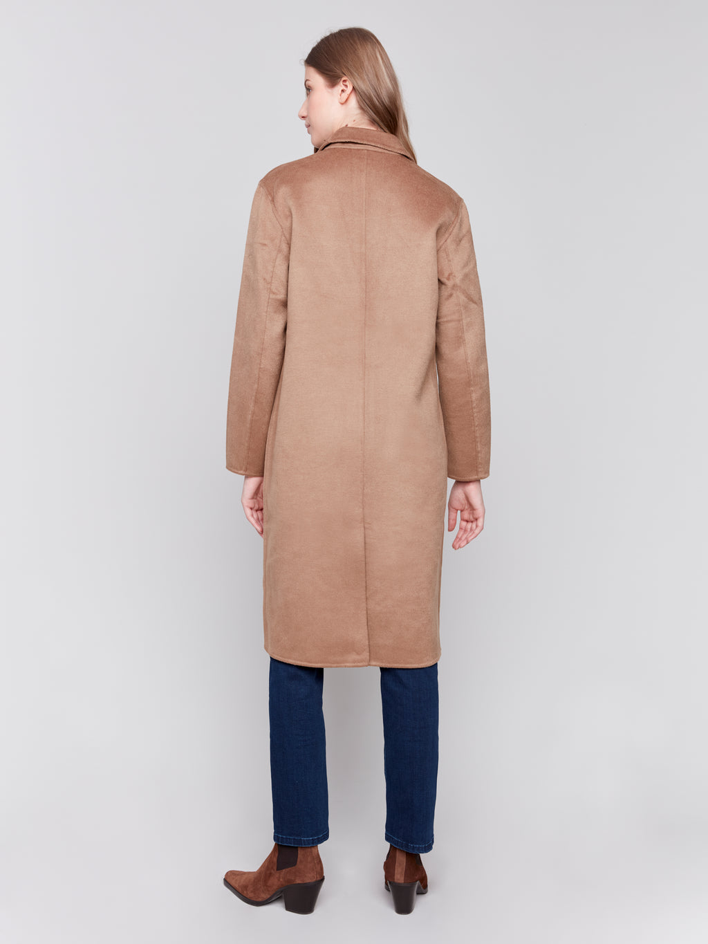 Long Double-Faced Wool Coat