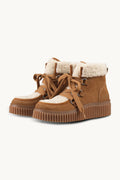 Calira Suede Teddy Winter Boots
