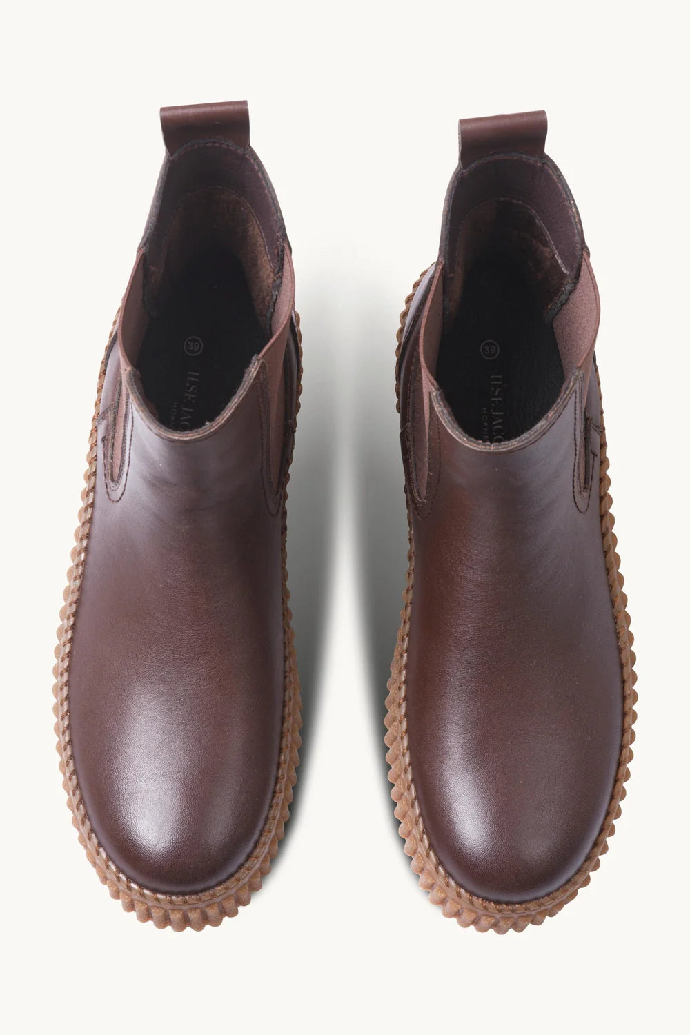 Leather Slip-On Chelsea Boots