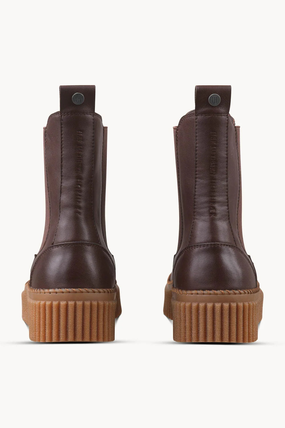 Leather Slip-On Chelsea Boots