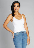 Bamboo Tank with Lace Trim