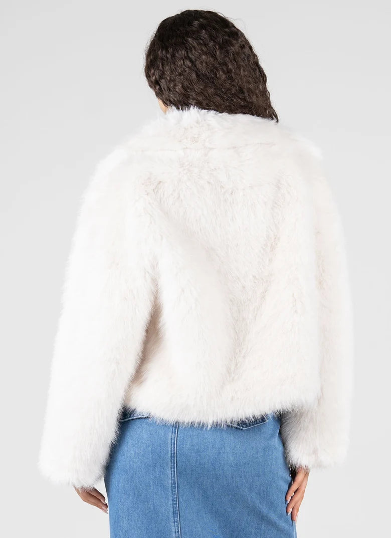 Faux Fur Crop Jacket
