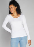 Seamless Rib Crew Neck Top