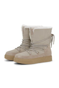 Coldy Suede Lace Up Winter Boots