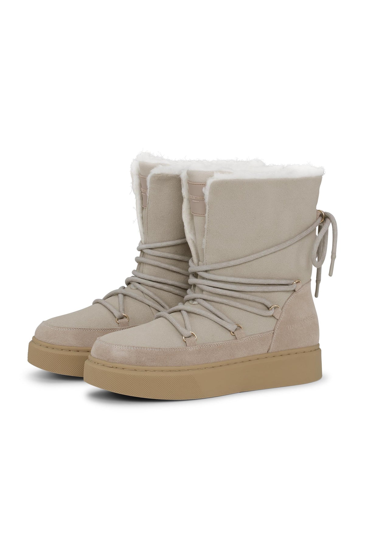 Coldy Suede Lace Up Winter Boots