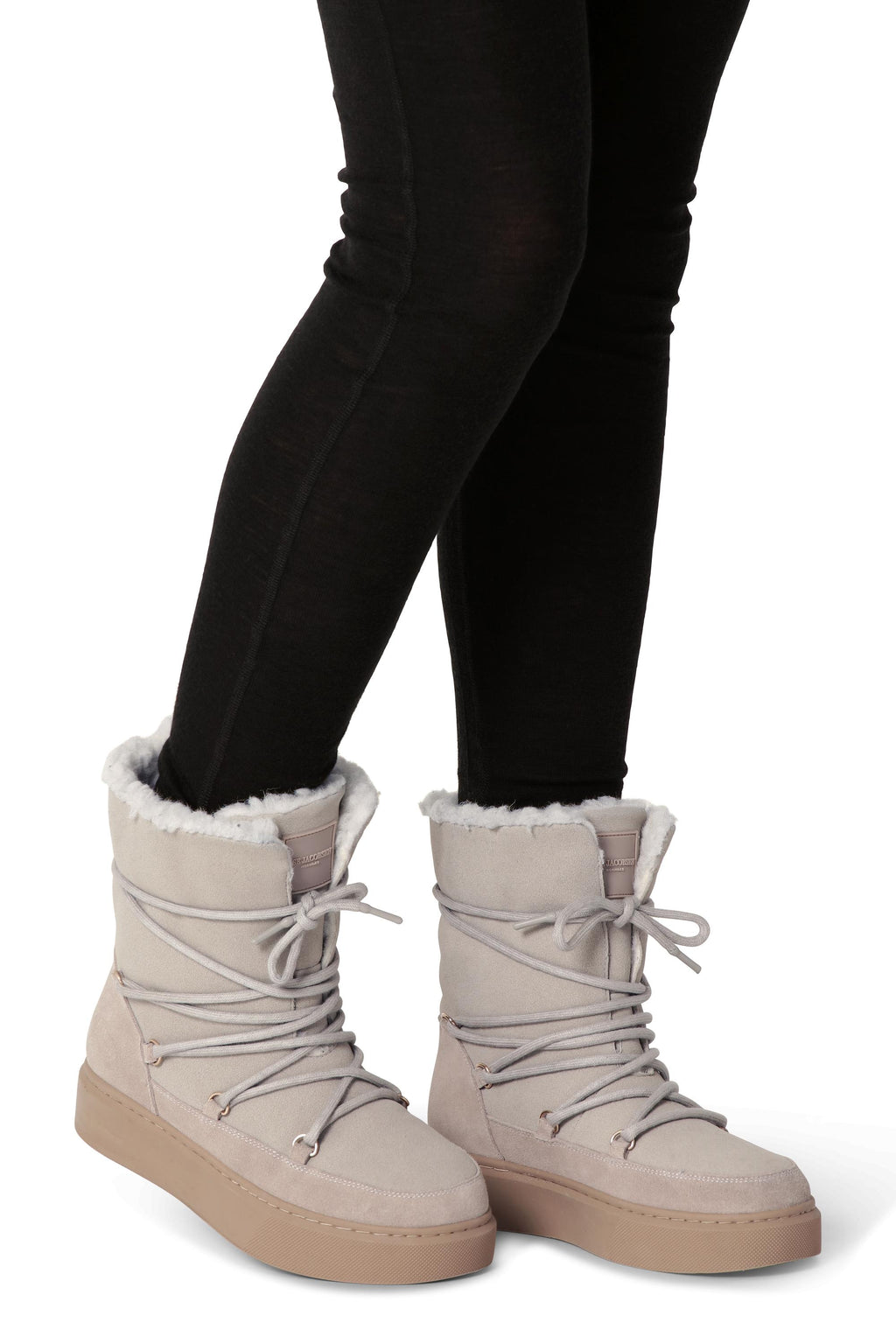 Coldy Suede Lace Up Winter Boots