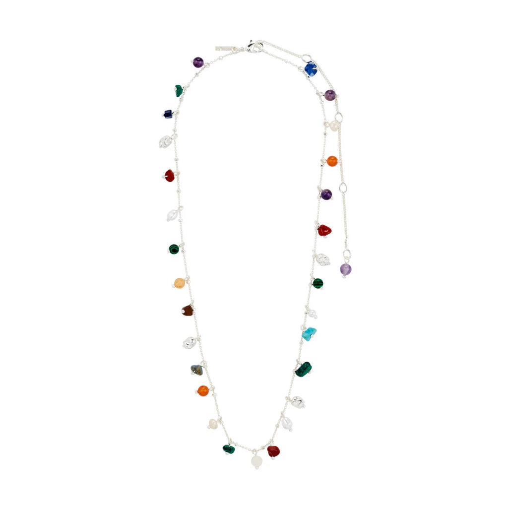 Between Semi-Precious Stones Necklace