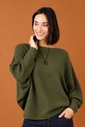 Liselle Batwing Sleeve Soft Knit Sweater