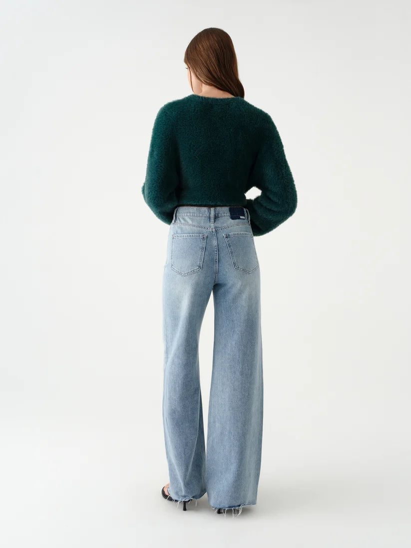 Rhinestone Far Out High Rise Wide Leg