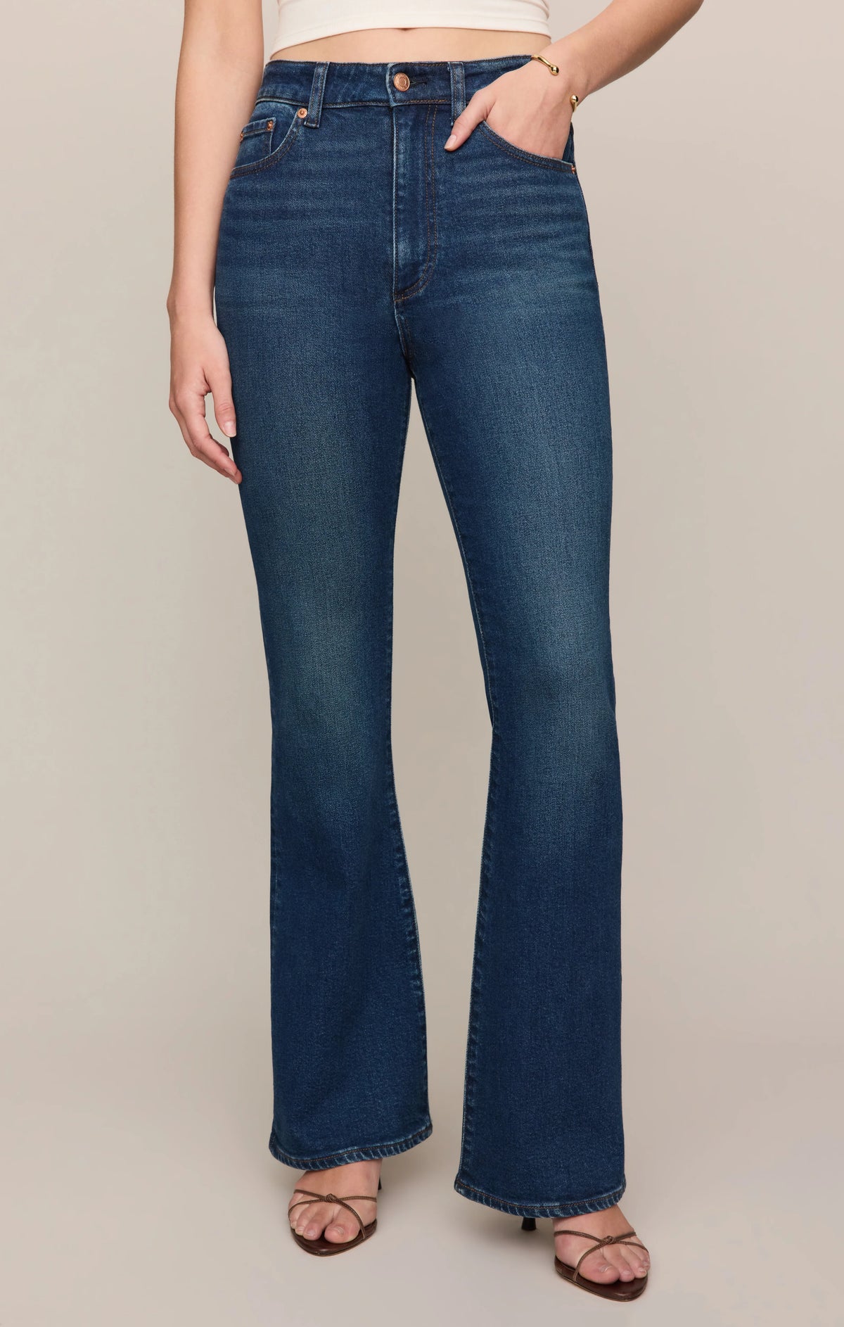 The Studio High-Rise Modern Boot Denim