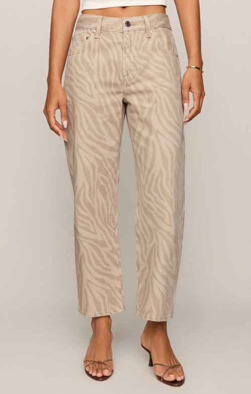 The Off Duty Mid-Rise Bowed Ankle Denim
