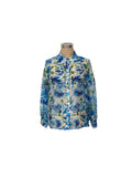 Watercolour Floral Print Button Up Shirt