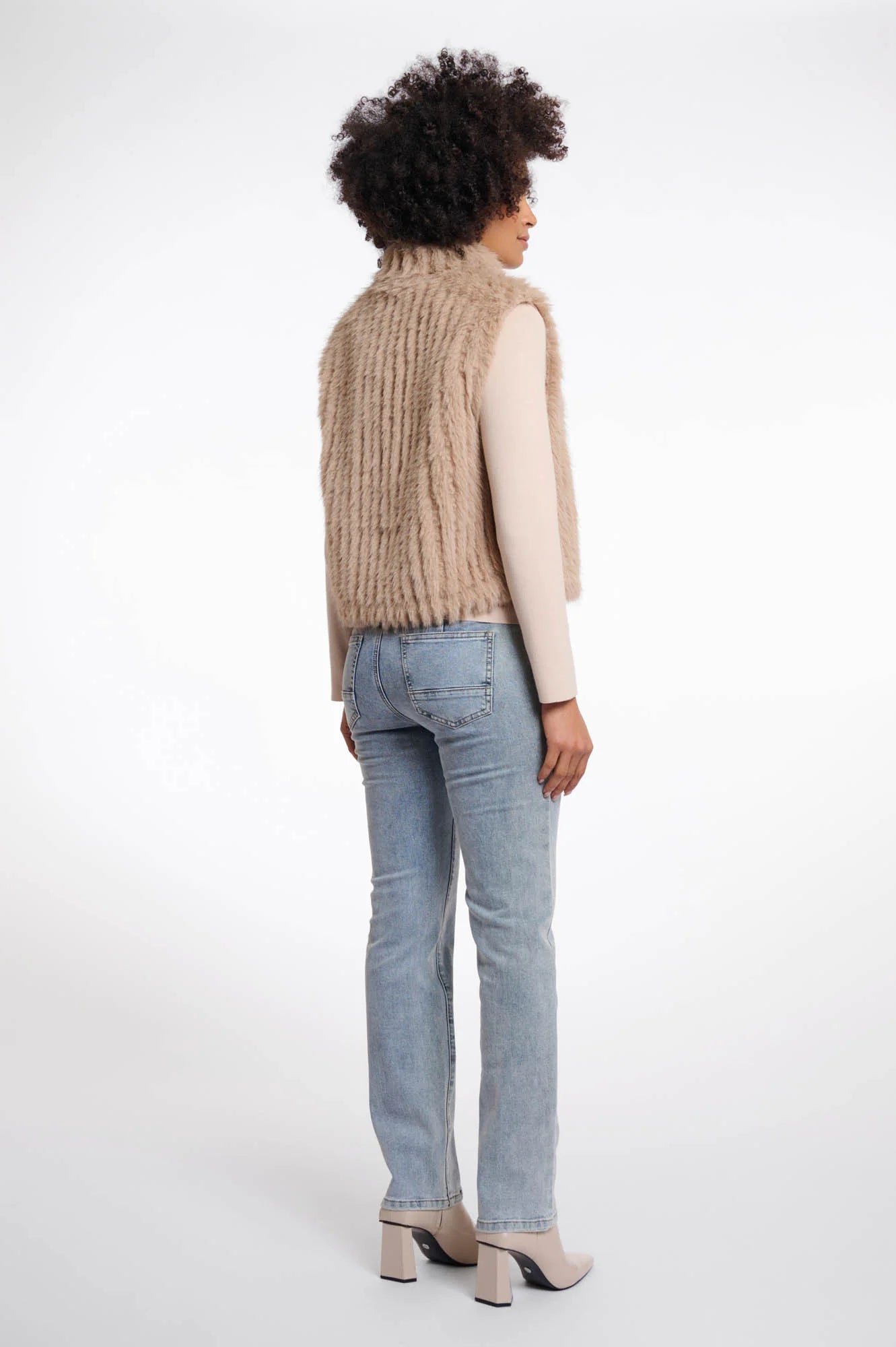Dava Faux Fur Vest