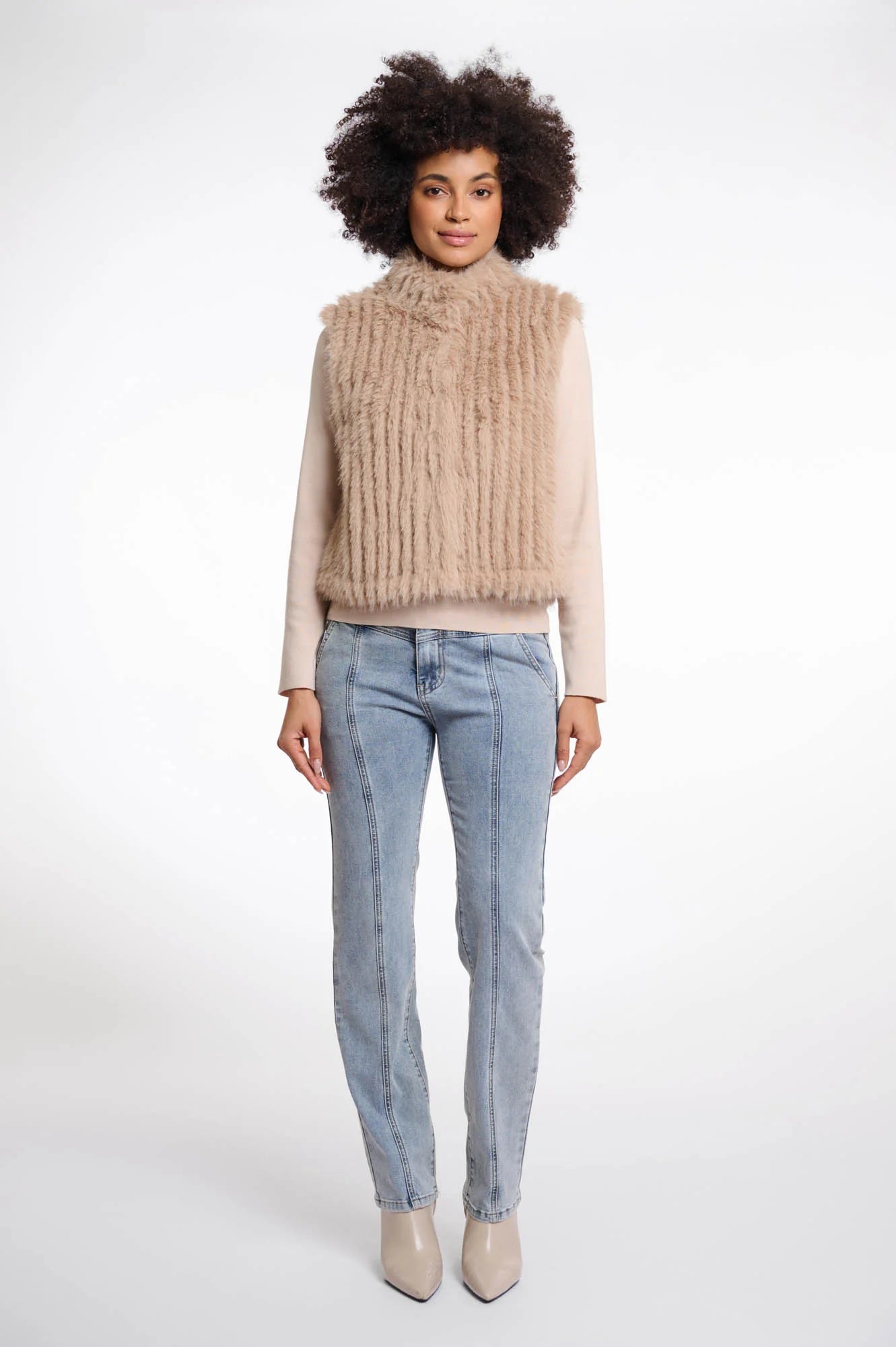 Dava Faux Fur Vest
