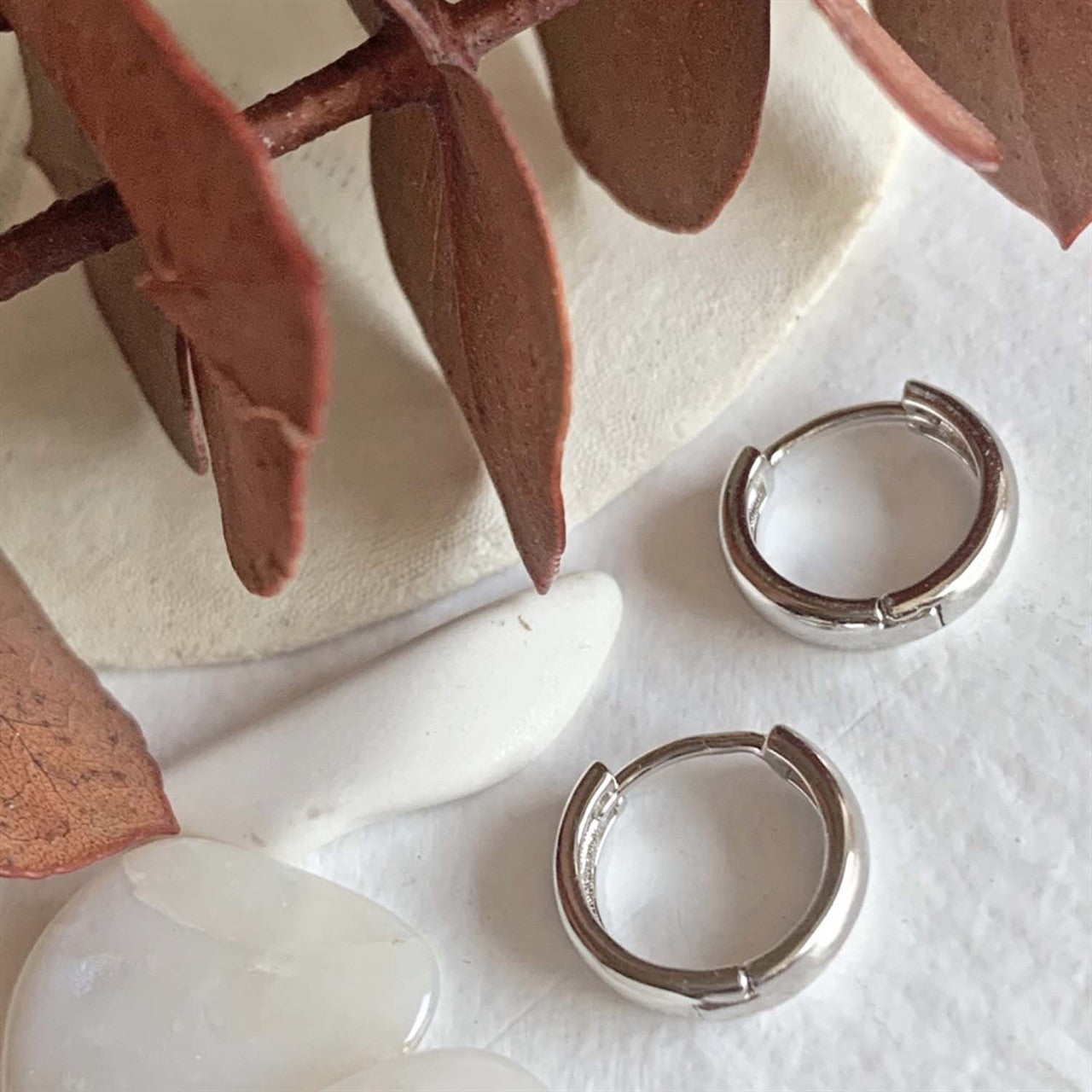 Coco 12mm Hoop Earrings