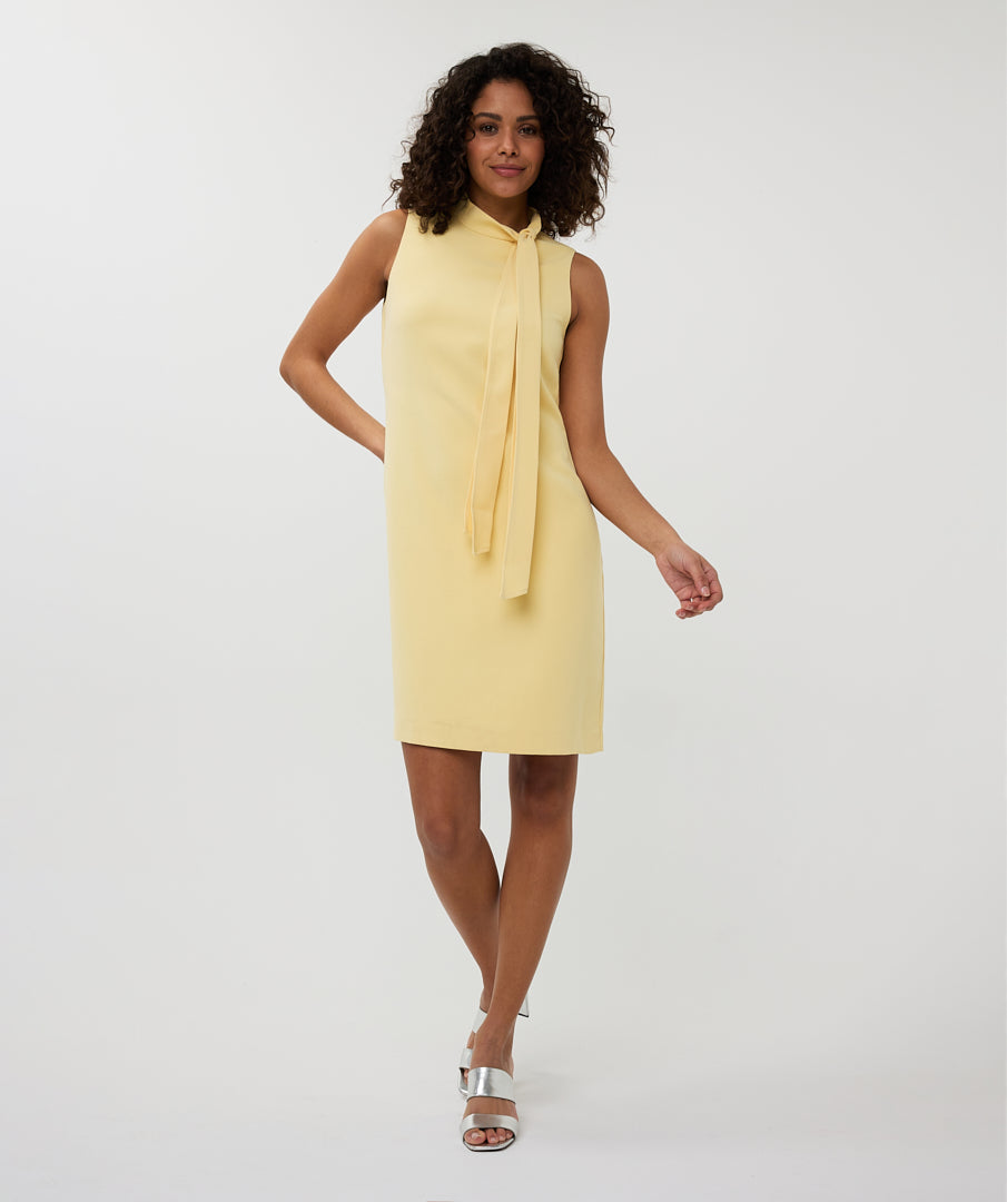 Sleeveless Bow Detail Mini Dress