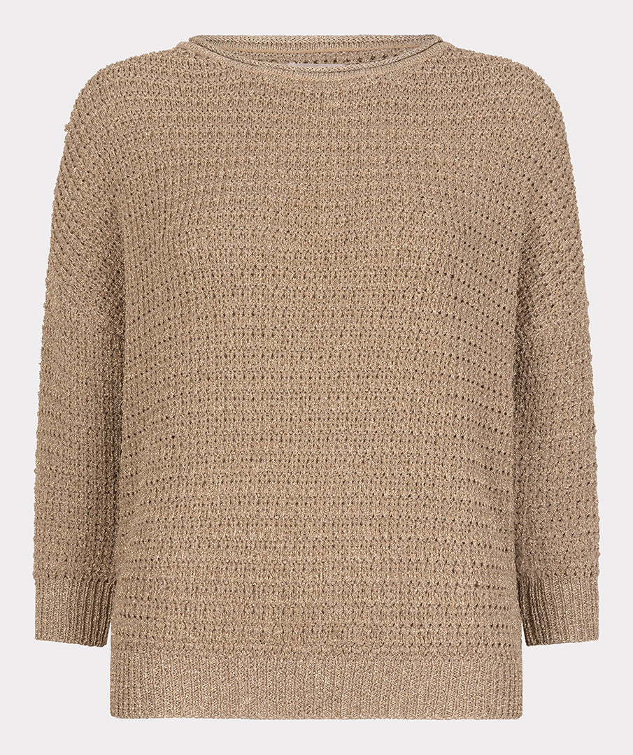 Oversized Lurex Shimmer Sweater