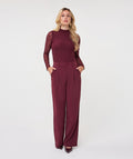 Pleated Wide Leg Trouser