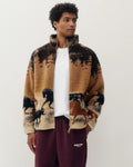 Printed Sherpa Jacket
