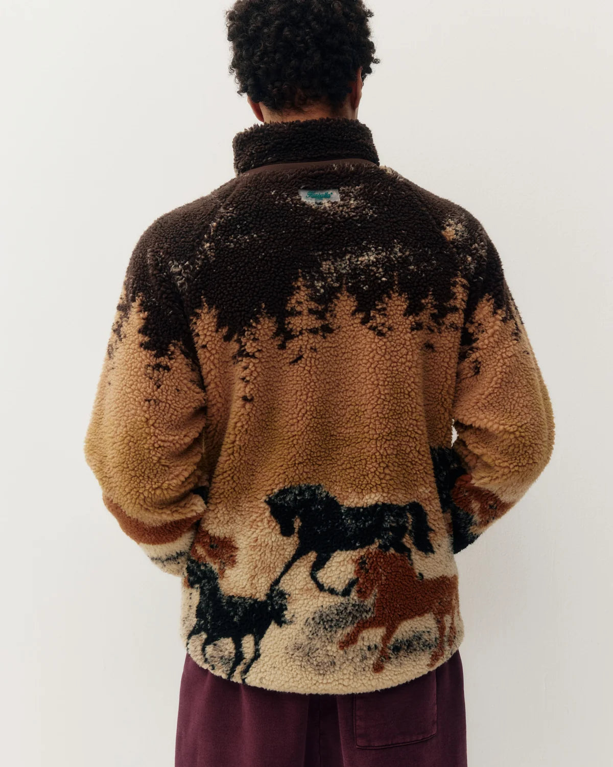 Printed Sherpa Jacket