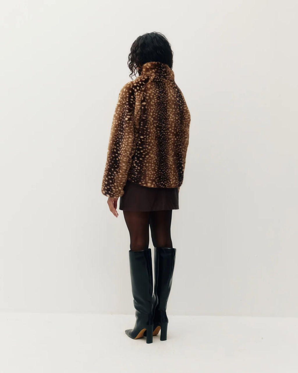 Tachette Faux-Fur Zip Up
