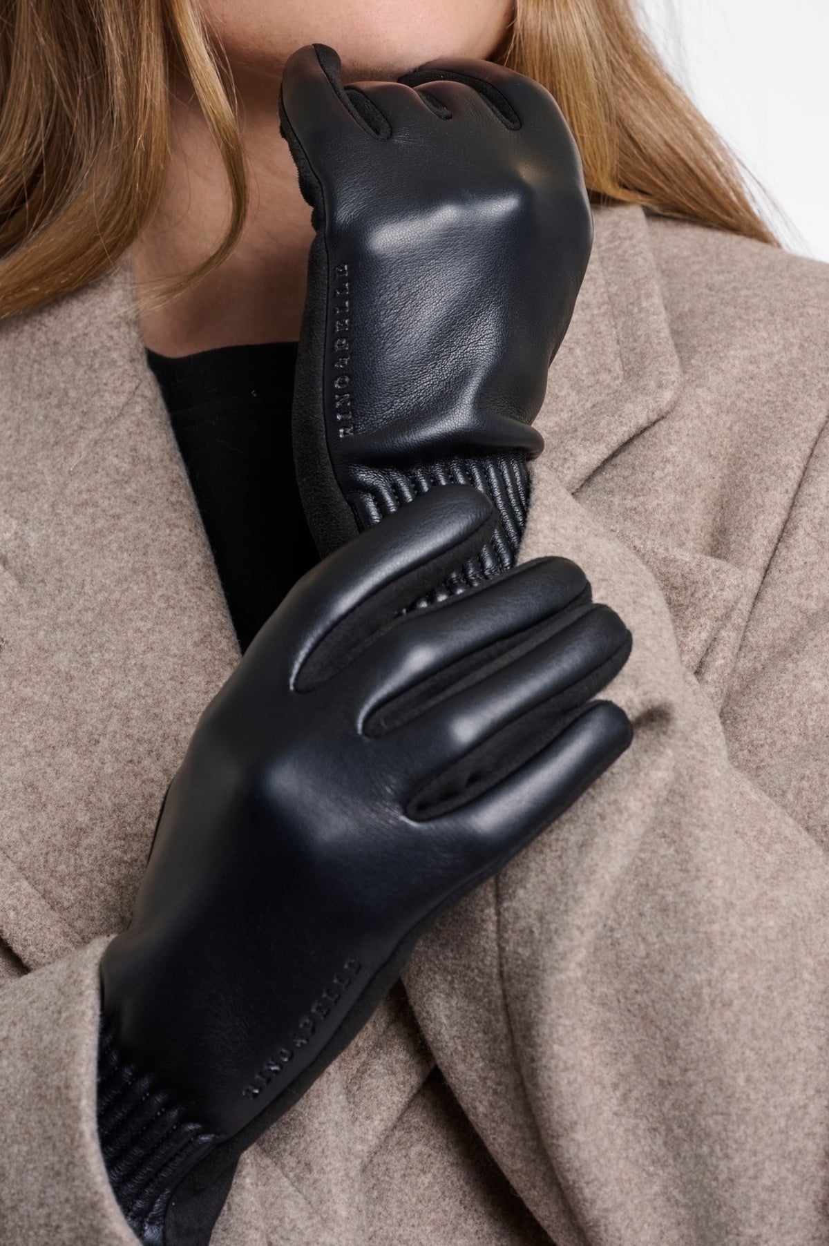 Fidelia Mixed Material Gloves