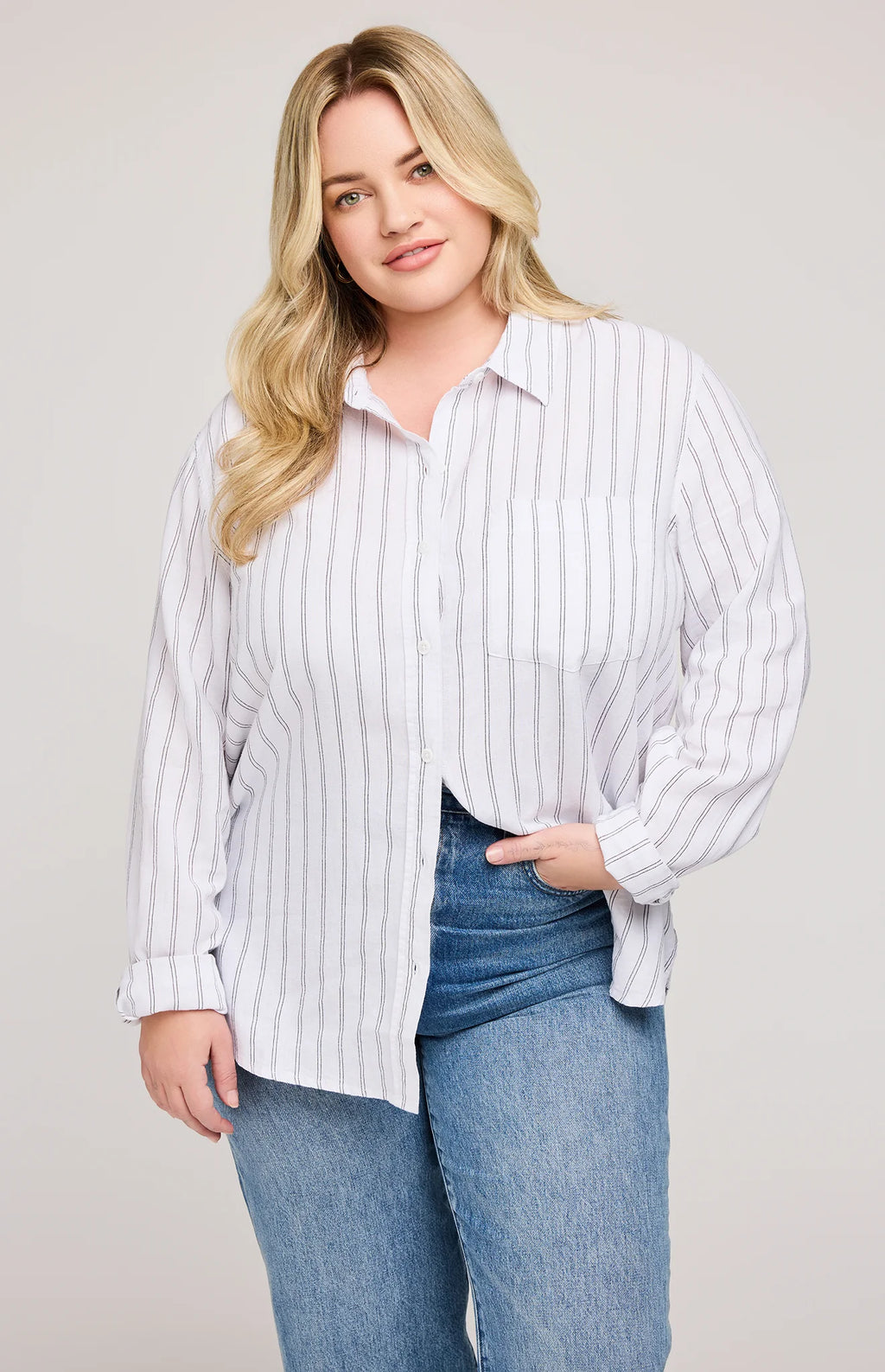 Dominique Button Down Shirt