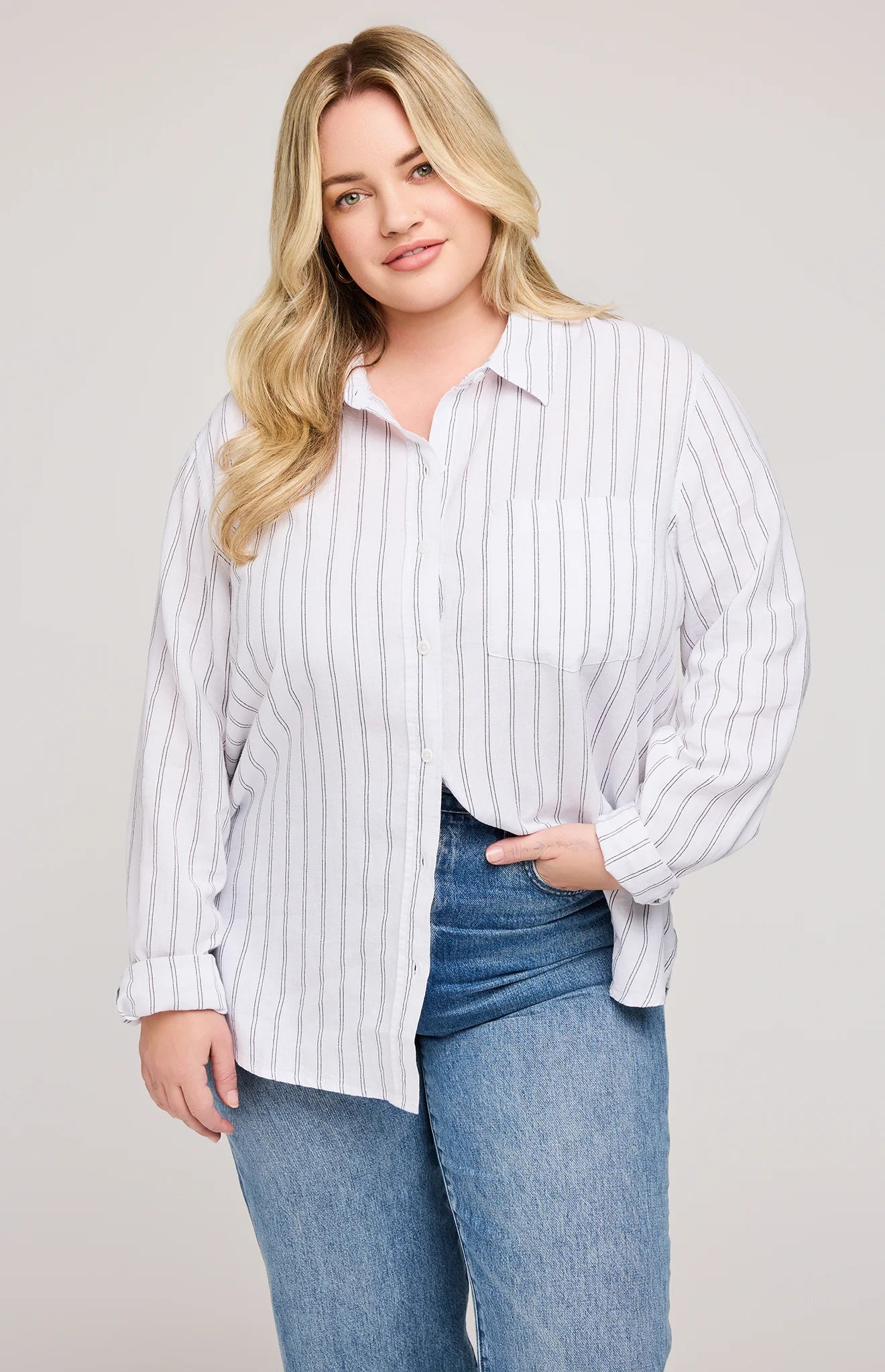 Dominique Button Down Shirt