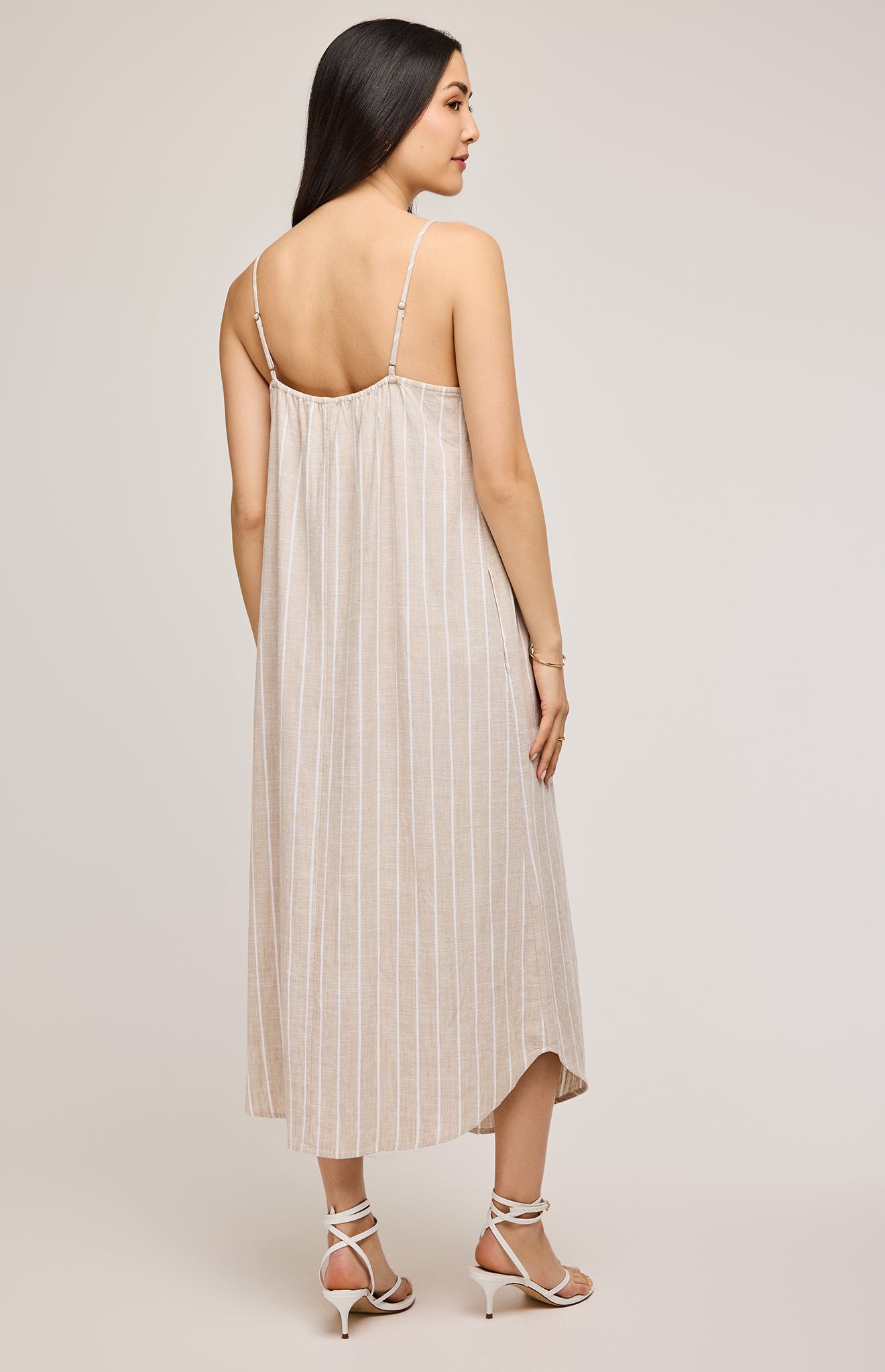 Brooke Linen Midi Dress