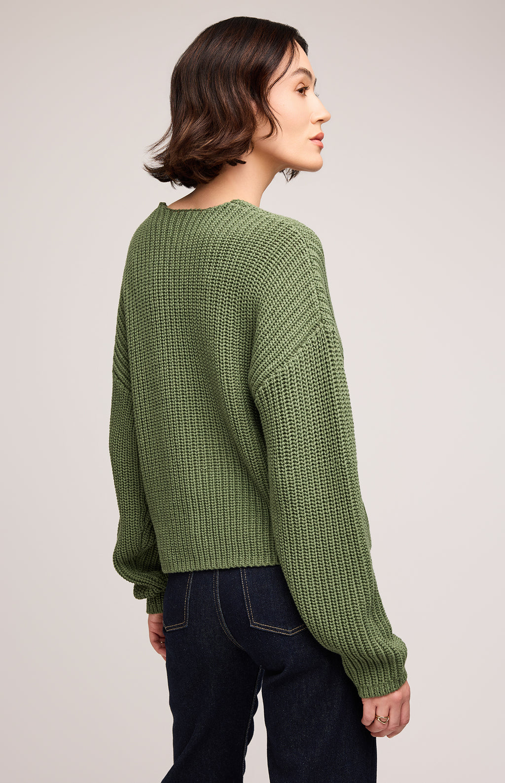 Spencer V-Neck Knit Sweater