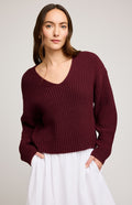 Spencer V-Neck Knit Sweater