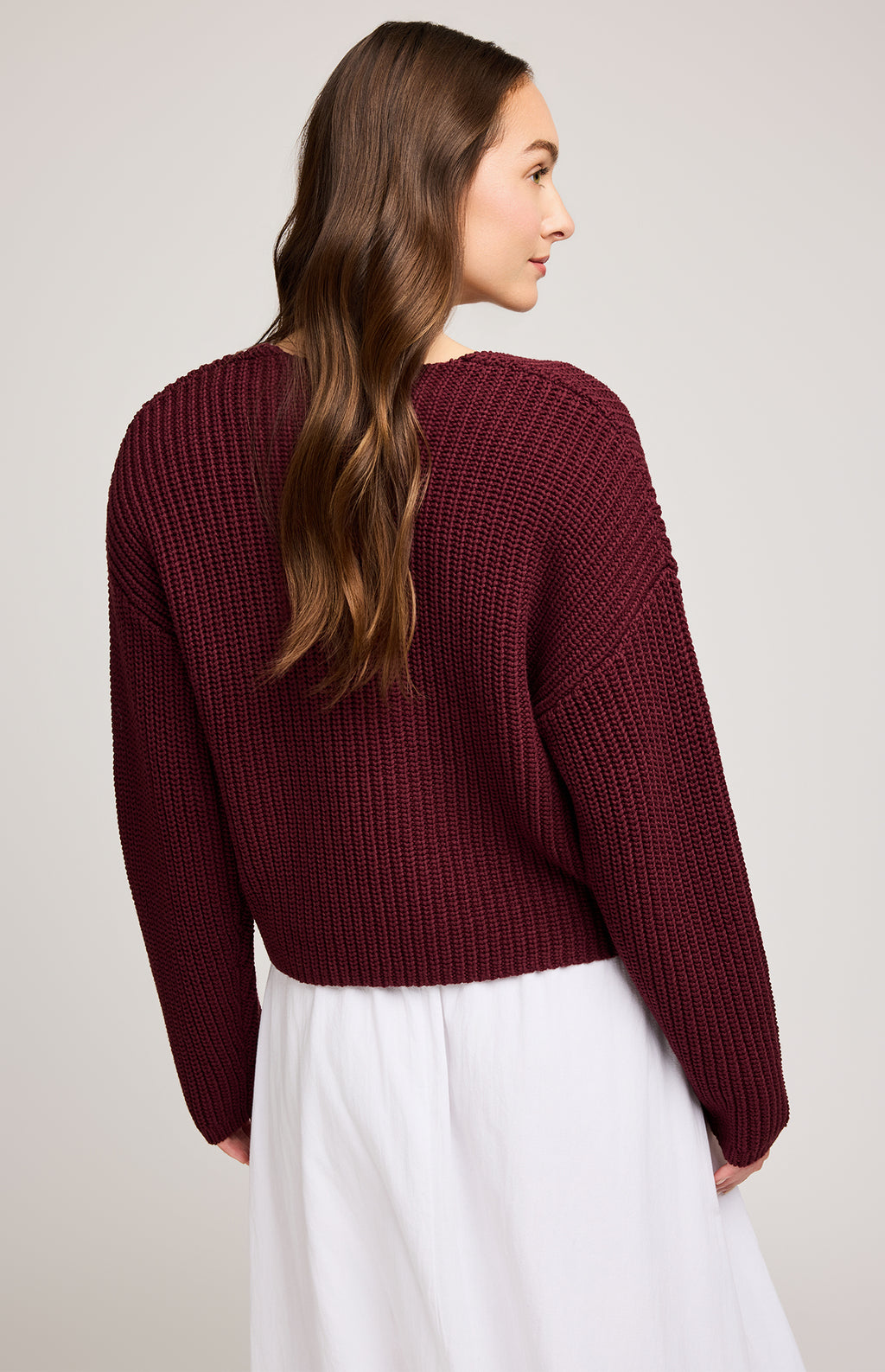 Spencer V-Neck Knit Sweater