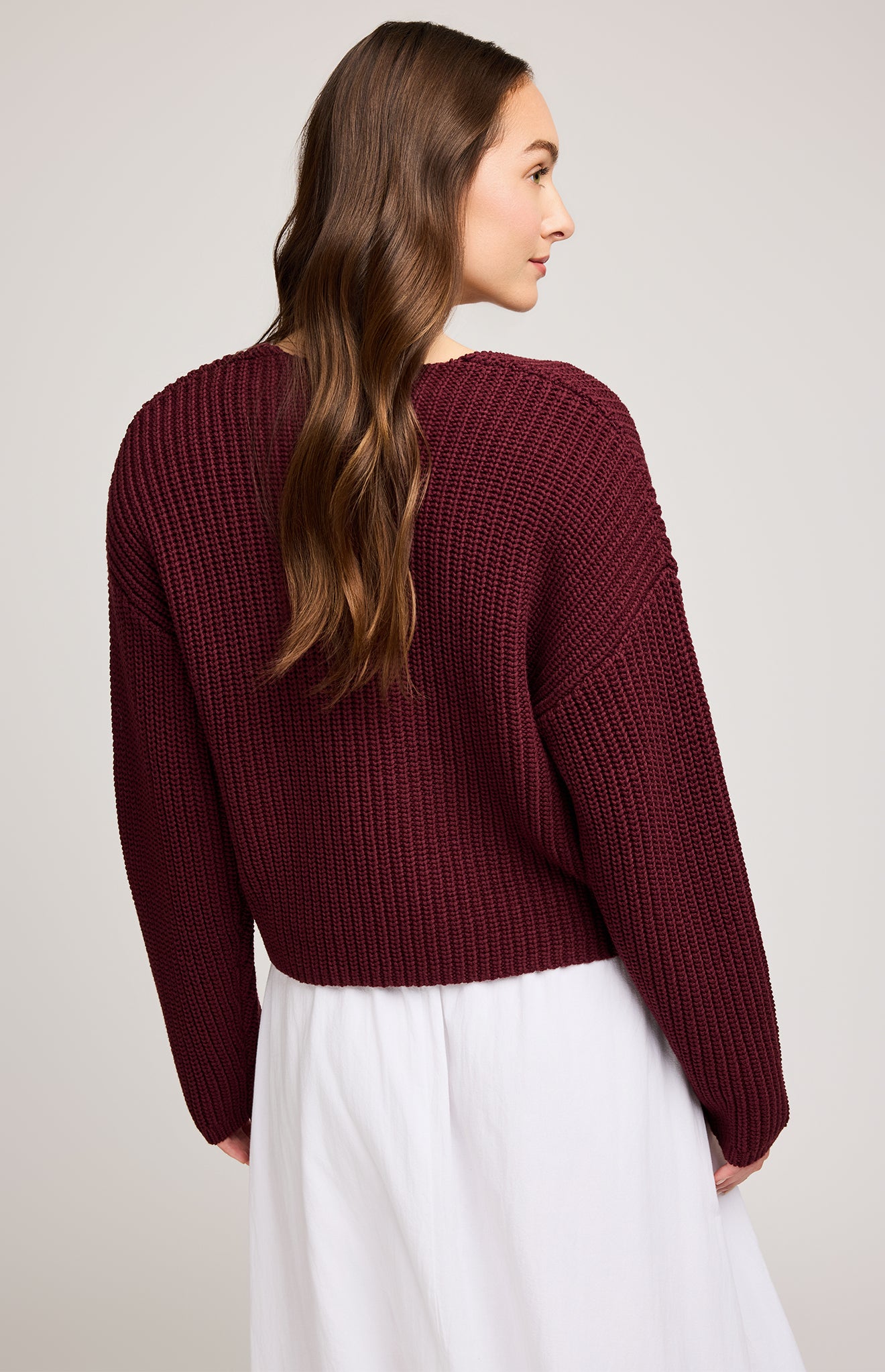 Spencer V-Neck Knit Sweater
