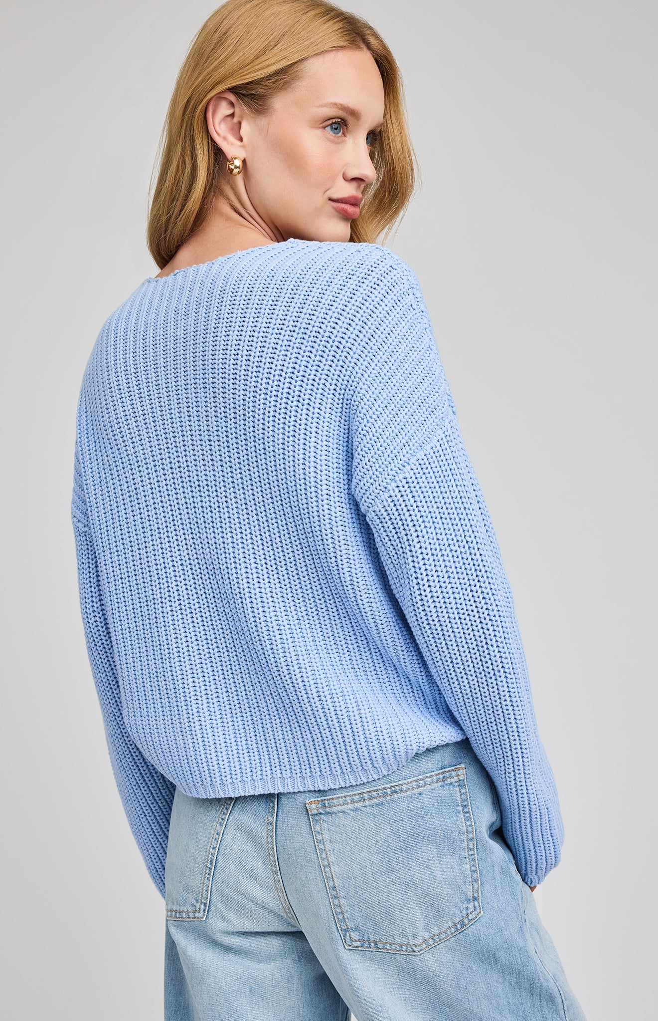 Spencer V-Neck Knit Sweater