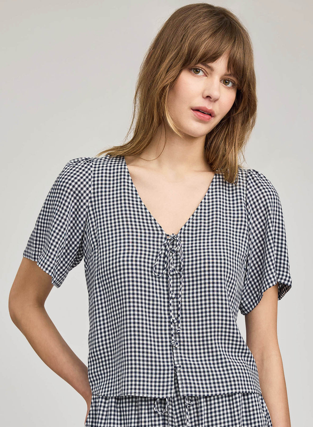 Navy Gingham