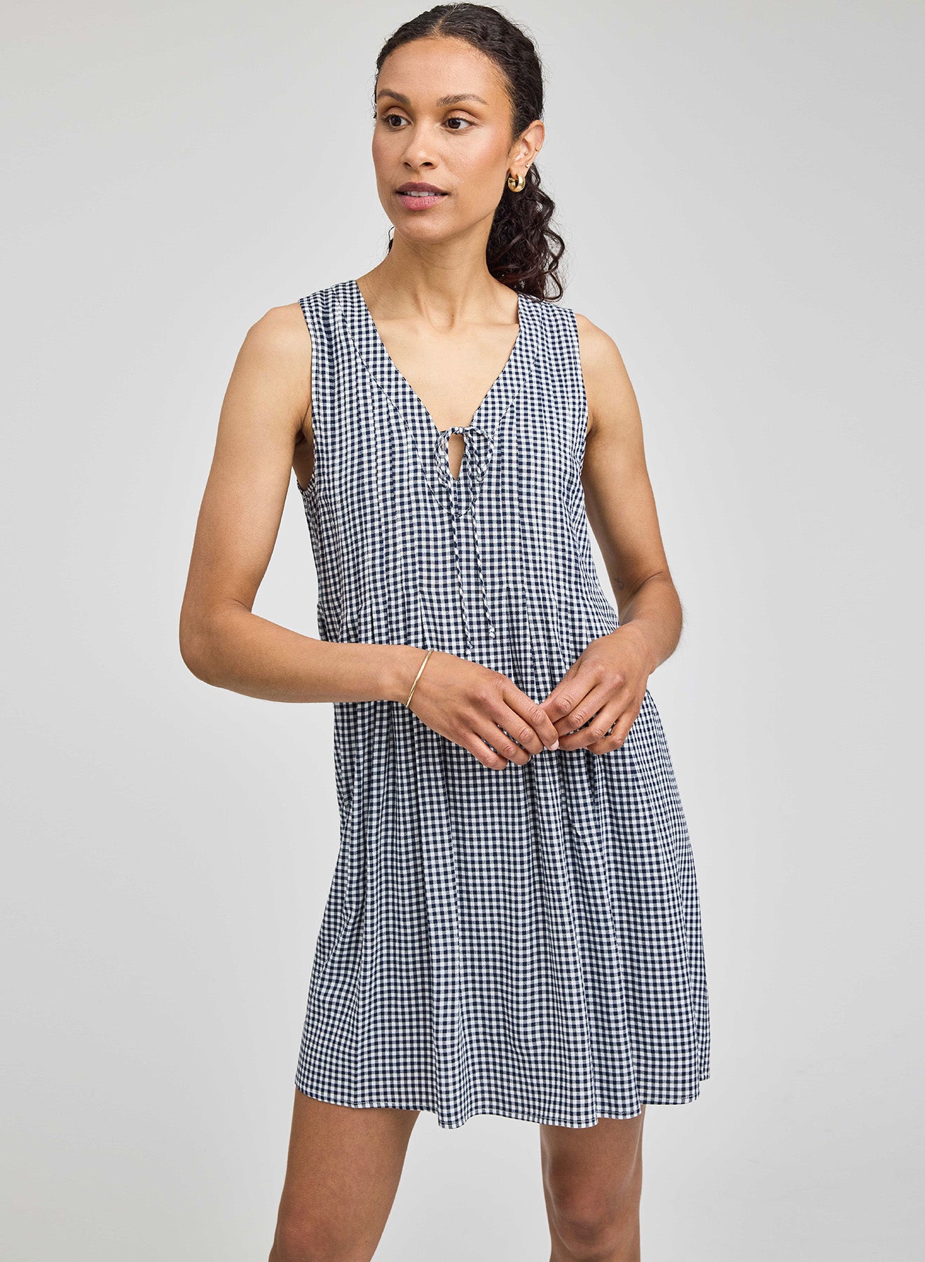 Navy Gingham