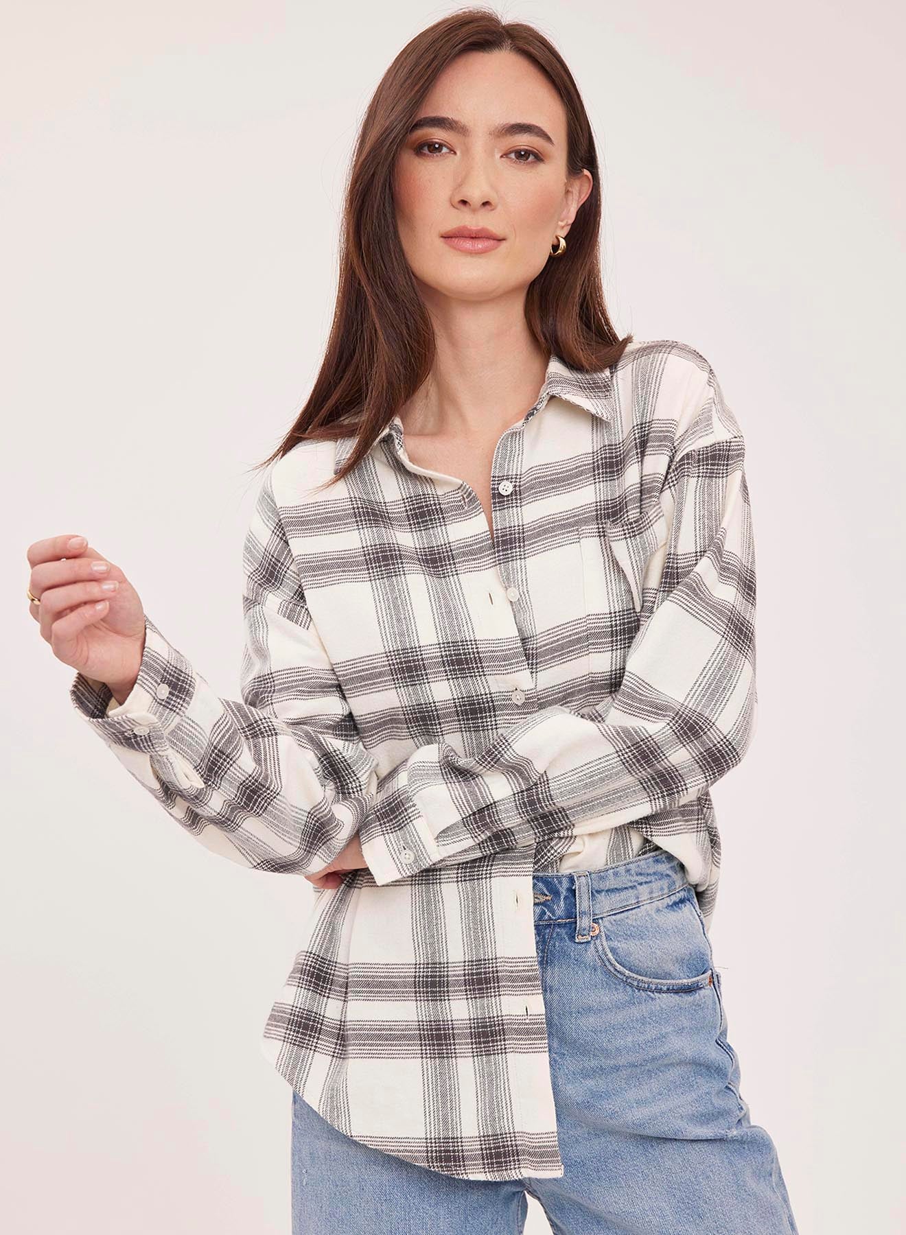 Cream Plaid