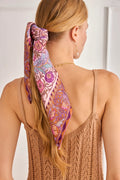Nura Floral Print Viscose Scarf