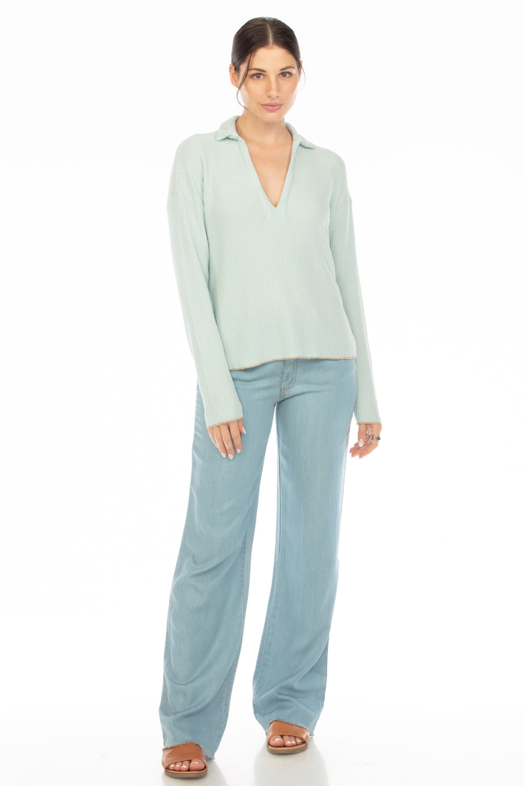 Tommy Mid-Rise Soft Denim Pants