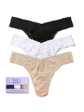 3 Pack Signature Lace® Original Rise Thongs
