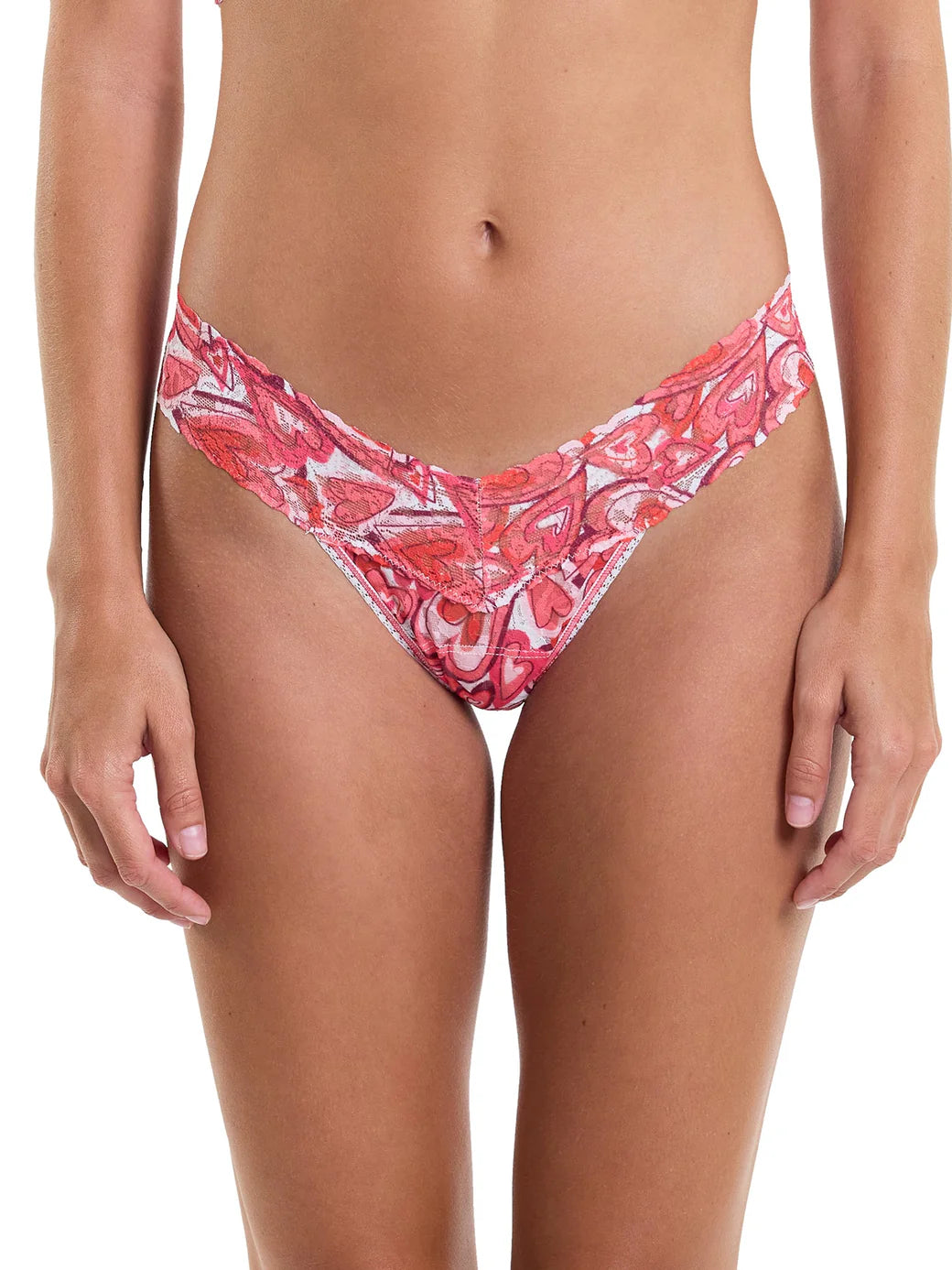 Signature Lace Low Rise Thong