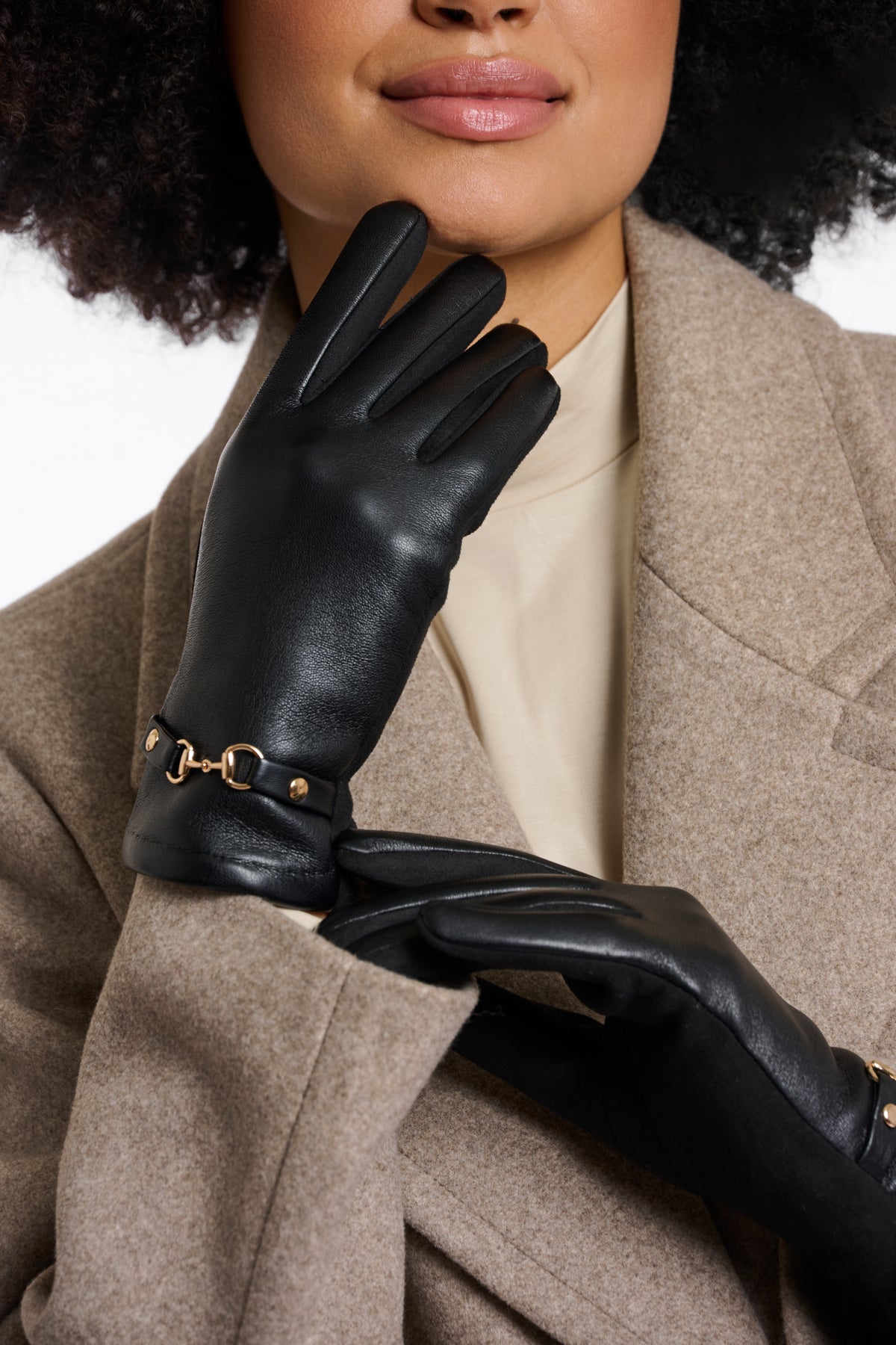 Havila Faux Leather Gloves