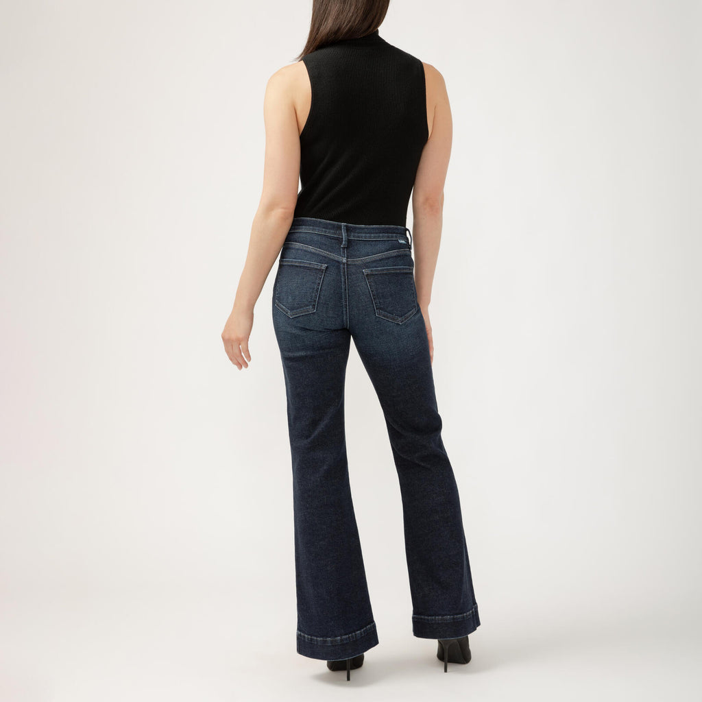 Kait Mid Rise Flare Leg Jeans