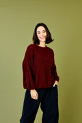 JENNY BABY ALPACA BOXY KNIT SWEATER