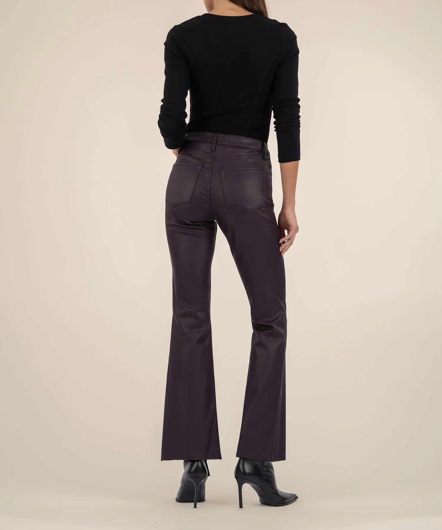 Stella Coated High Rise Flare